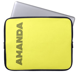 Capa Para Notebook neon Fluorescent yellow lemon bright color