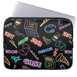 Capa Para Notebook Neon Gamer