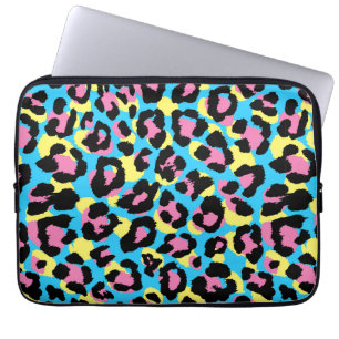 Capa Para Notebook Neon Leopard Spot