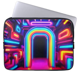 Capa Para Notebook Neon Rainbow Gateway