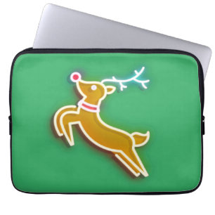 Capa Para Notebook Neon Reindeer