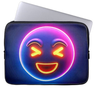 Capa Para Notebook Neon Rindo Emoji Joy