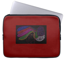 Capa Para Notebook Neon Silhouette Laptop Sleeve