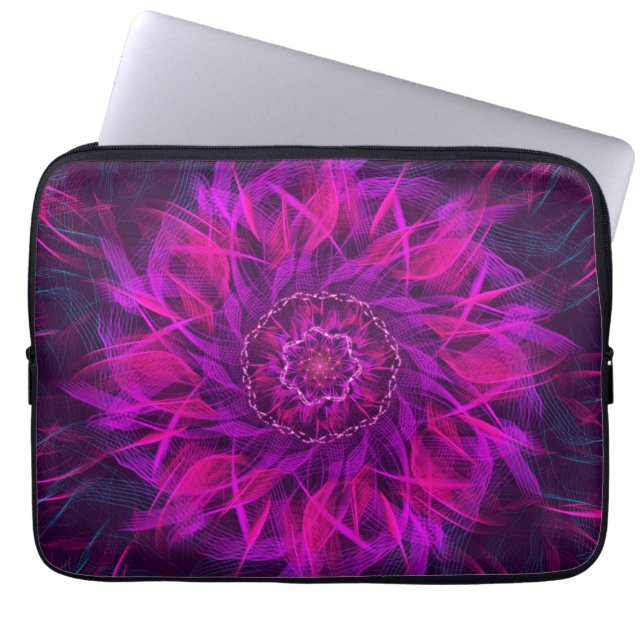 Capa Para Notebook Neon Spiral (Frente)