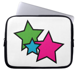 Capa Para Notebook Neon Stars