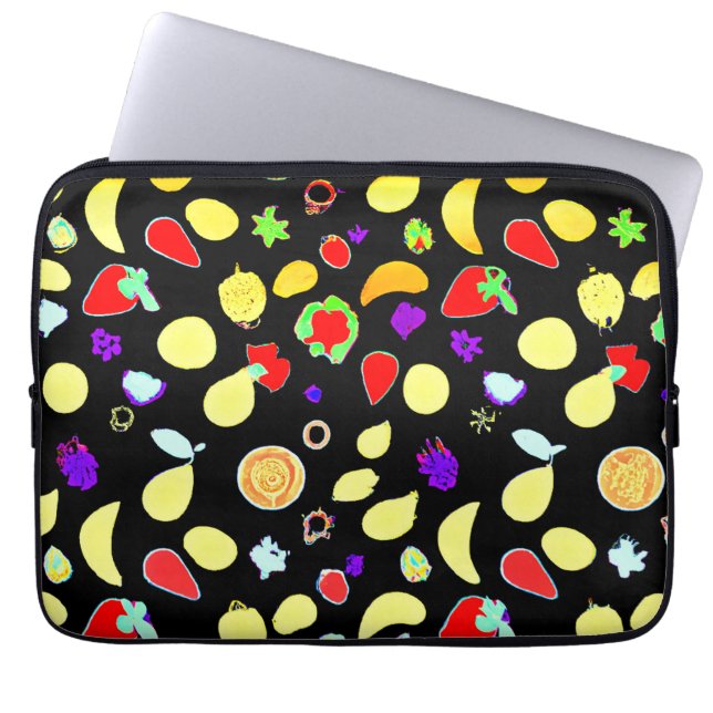Capa Para Notebook Neon Tropic Fruta Burst (Frente)