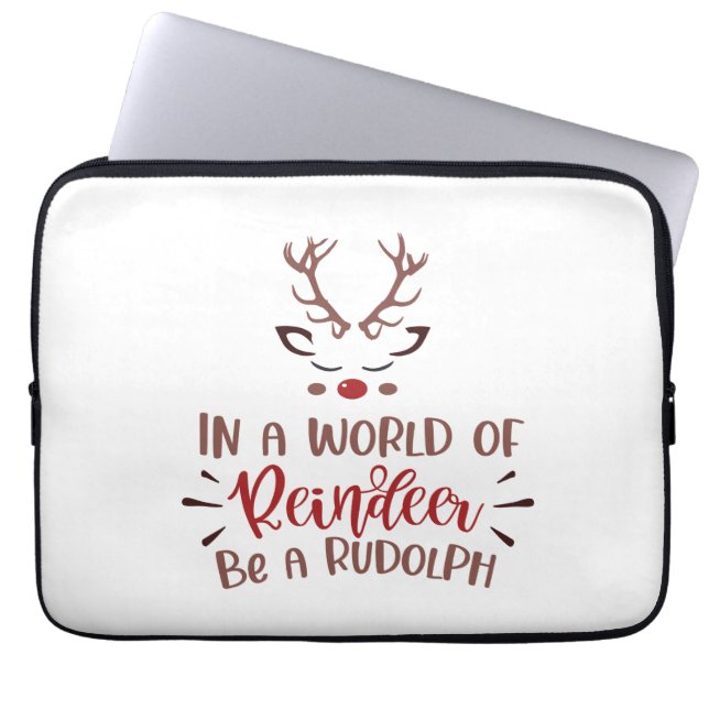 Capa Para Notebook Neoprene Bolsa de laptop 13 polegadas (Frente)