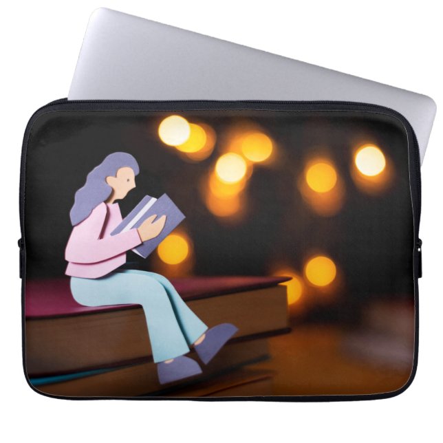 Capa Para Notebook Neoprene Bolsa de laptop 13 polegadas (Frente)