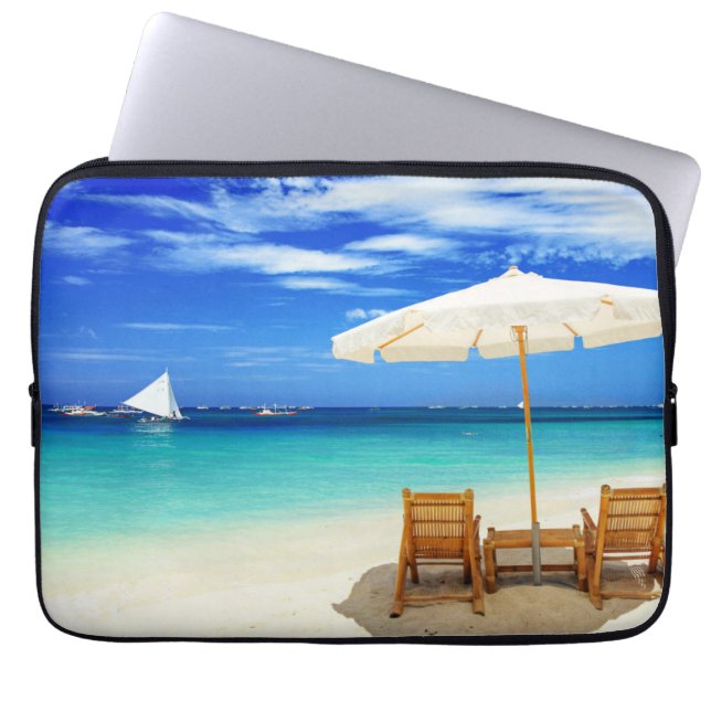 Capa Para Notebook Neoprene Bolsa de laptop 13 polegadas (Frente)