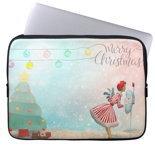 Capa Para Notebook Neoprene Bolsa de laptop 13 polegadas (Frente)