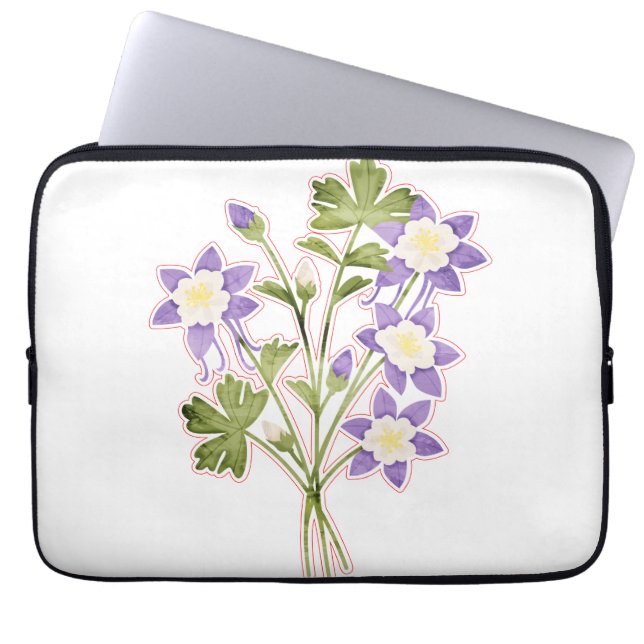 Capa Para Notebook Neoprene Bolsa de laptop 13 polegadas (Frente)