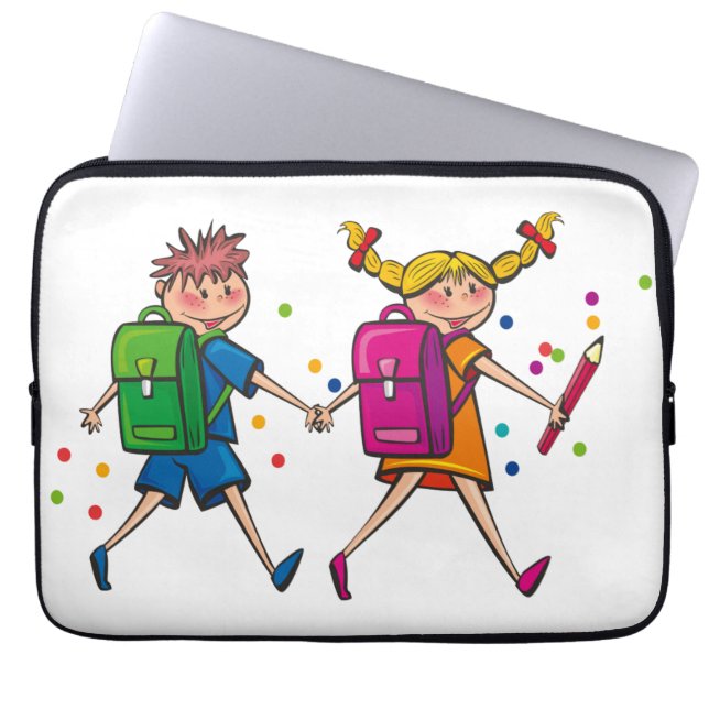 Capa Para Notebook Neoprene Bolsa de laptop 13 polegadas (Frente)