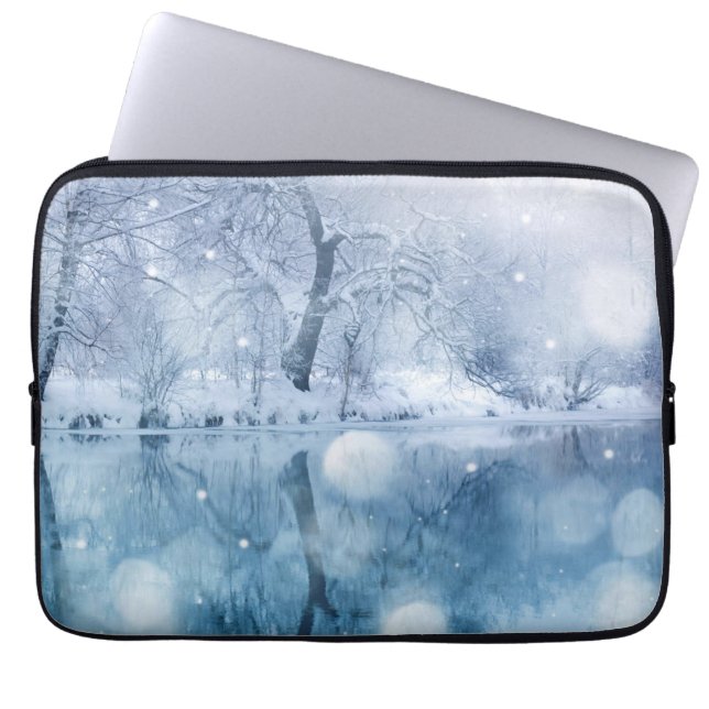Capa Para Notebook Neoprene Bolsa de laptop 13 polegadas (Frente)