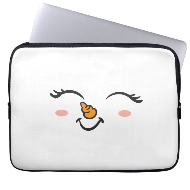 Capa Para Notebook Neoprene Bolsa de laptop 13 polegadas (Frente)