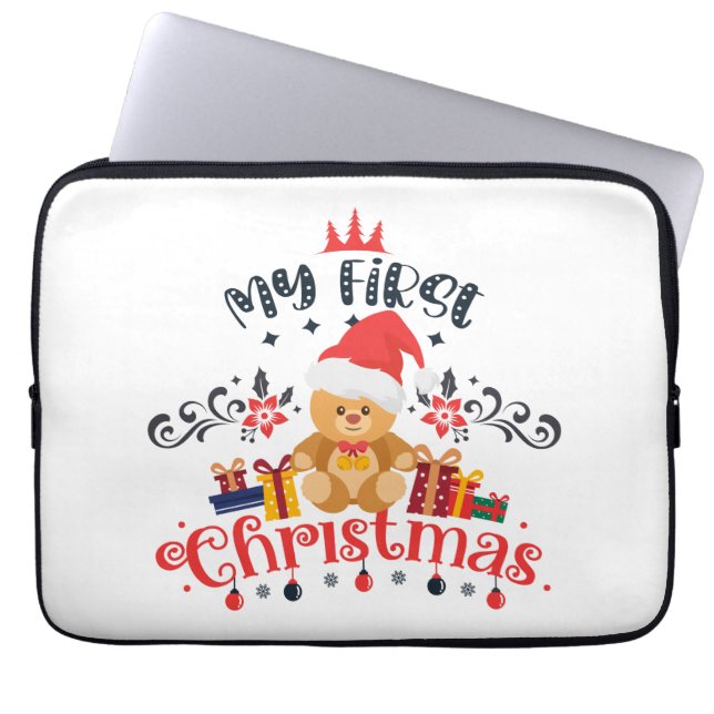 Capa Para Notebook Neoprene Bolsa de laptop 13 polegadas (Frente)