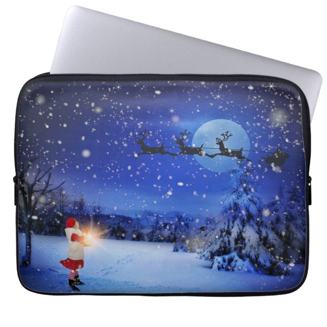 Capa Para Notebook Neoprene Bolsa de laptop 13 polegadas (Frente)