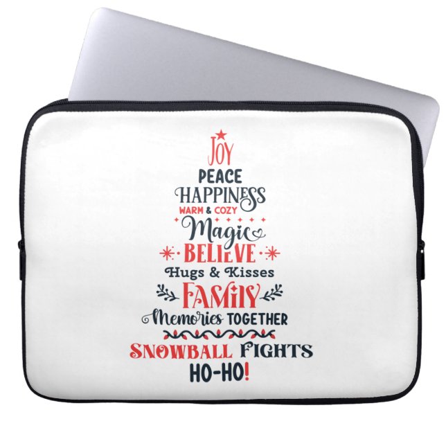 Capa Para Notebook Neoprene Bolsa de laptop 13 polegadas (Frente)