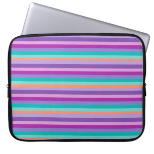 Capa Para Notebook Neoprene Bolsa de laptop 15" Linhas Roxas