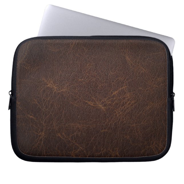 Capa Para Notebook Neoprene de couro Bolsa de laptop de 10 polegadas (Frente)
