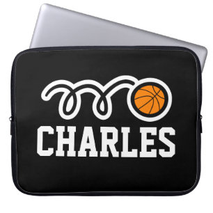 Capa Para Notebook Neoprene personalizado de basquete de 15 polegadas