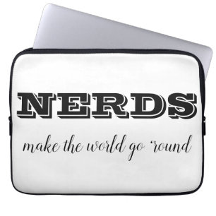 Capa Para Notebook NERDS fazem o mundo girar