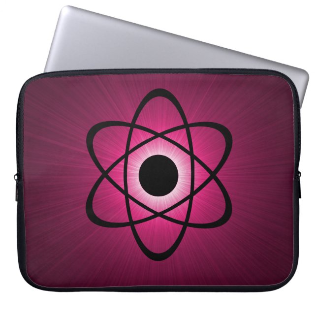 Capa Para Notebook Nerdy Atomic Eletrônicos Capa, rosa (Frente)