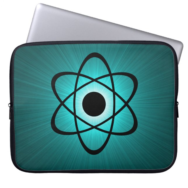 Capa Para Notebook Nerdy Atomic Eletrônicos Capa, Teal (Frente)