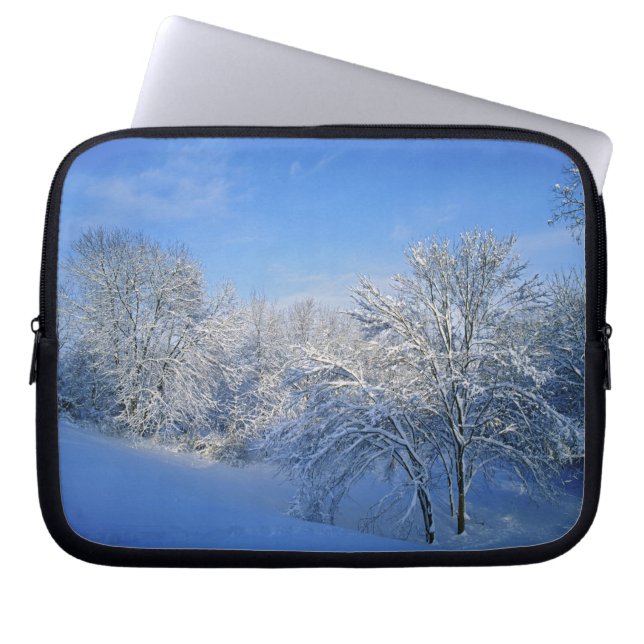 Capa Para Notebook Neve recorde em Louisville, Kentucky. (Frente)
