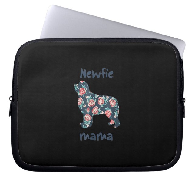 Capa Para Notebook Newfie mama | mãe de cão da Terra Nova presente (Frente)