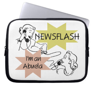 Capa Para Notebook Newsflash Eu sou uma Abuela Gifts