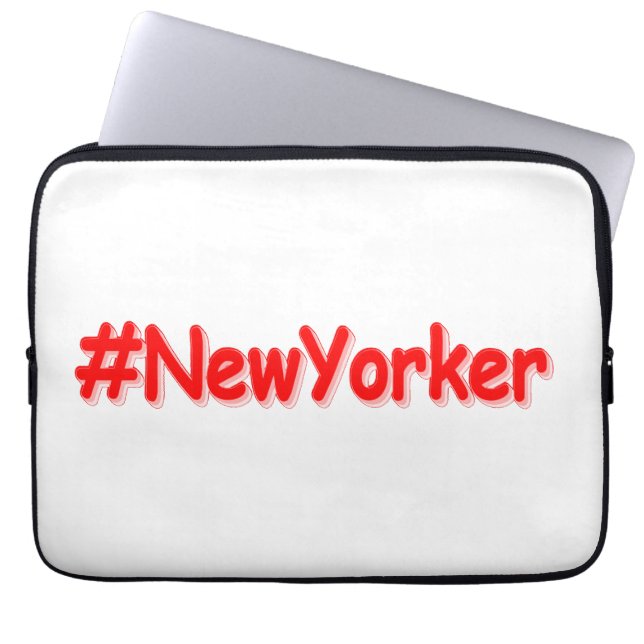 Capa Para Notebook "#NewYorker " Design bonito. Comprar Agora (Frente)
