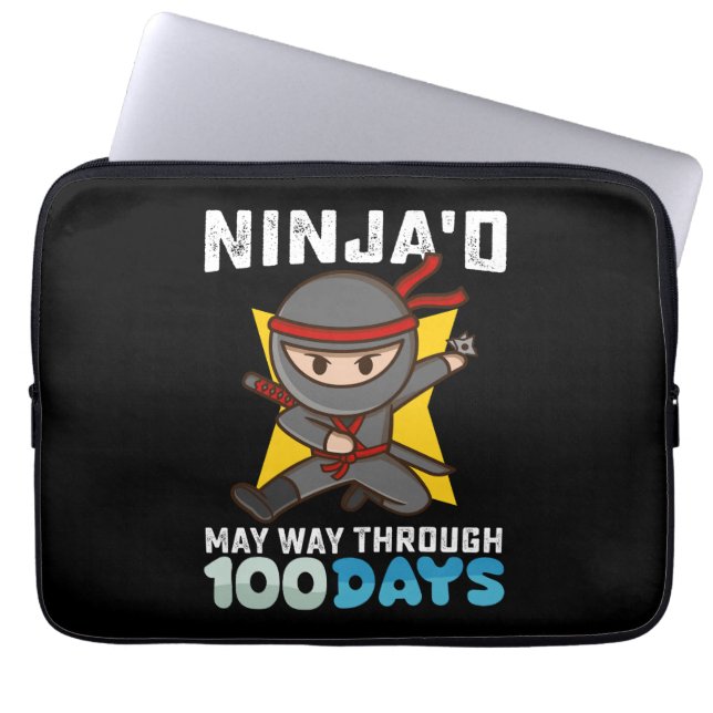 Capa Para Notebook Ninja May Way Através de 100 Dias de Escola (Frente)