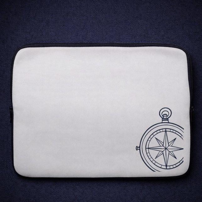 Capa Para Notebook Nocturnal Study dark academia compass (Criador carregado)