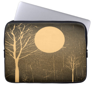 Capa Para Notebook Noite 4 da lua do vintage