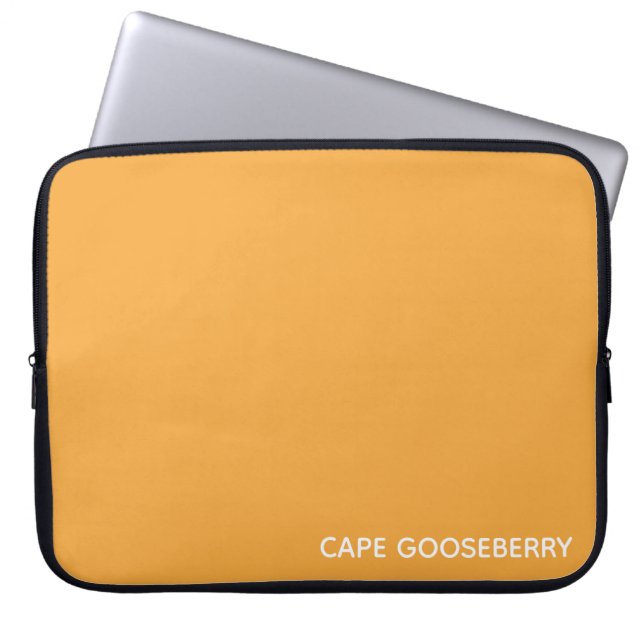 Capa Para Notebook Nome amarelo de Cape Gooseberry (Frente)
