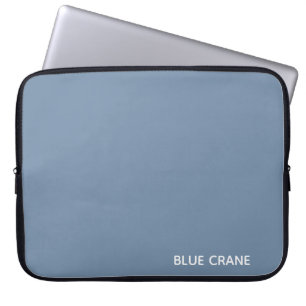 Capa Para Notebook Nome azul da grua azul