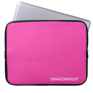 Capa Para Notebook Nome cor-de-rosa dos frutos de baga