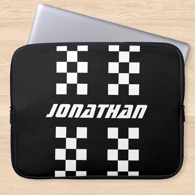 Capa Para Notebook Nome Cores Totalmente Personalizadas Listras Xadre (Criador carregado)