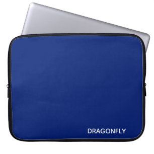 Capa Para Notebook Nome da cor azul do Dragonfly