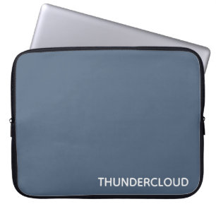 Capa Para Notebook Nome da Cor da cinza Azul da Thundercloud