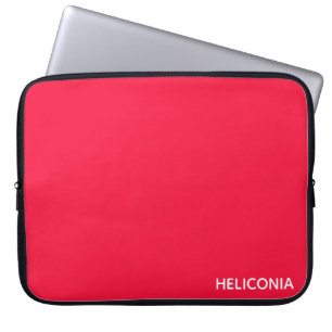 Capa Para Notebook Nome da cor vermelha de Heliconia