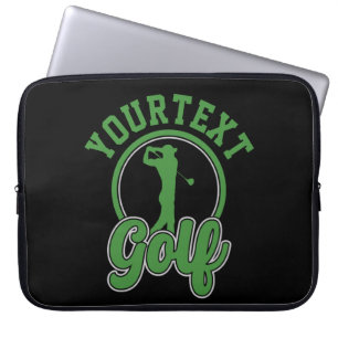 Capa Para Notebook NOME DE ADD DE Golf Personalizado Retro Pro Golfer