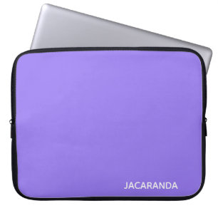 Capa Para Notebook Nome de cor púrpura Jacaranda