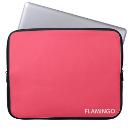Capa Para Notebook Nome de cor rosa Flamingo