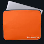 Capa Para Notebook Nome de cor vermelha do salmão<br><div class="desc">Os persimmons,  ou fruta de nádegas,  têm uma cor laranja-vermelha intensa.</div>