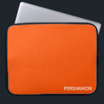 Capa Para Notebook Nome de cor vermelha do salmão<br><div class="desc">Os persimmons,  ou fruta de nádegas,  têm uma cor laranja-vermelha intensa.</div>