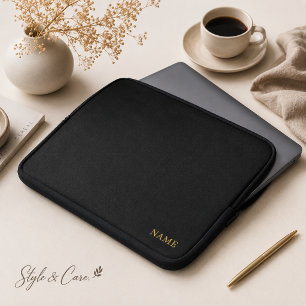 Capa Para Notebook Nome de design personalizado elegante