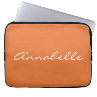 Nome de Script Manuscrito Laranja Elegante Persona
