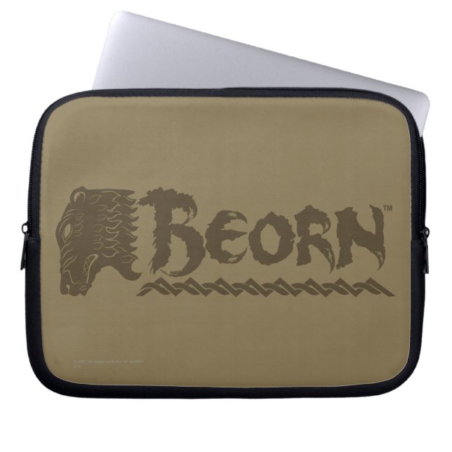 Capa Para Notebook Nome do cabeçalho do urso BEORN™ (Frente)
