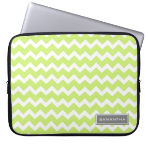 Capa Para Notebook Nome do costume de Chevron do limão do laptop